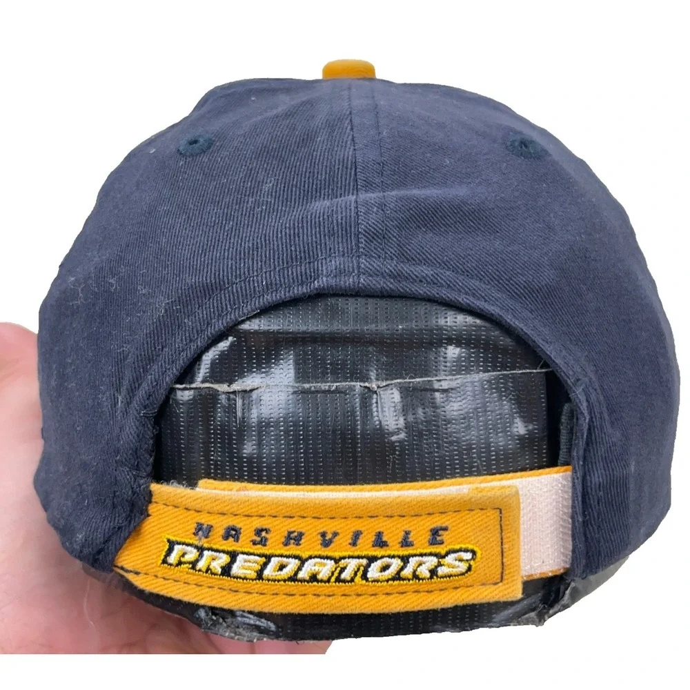 Nashville Predators‎ Hat Cap Strap Back Youth Kids AOP NHL Hockey Adjustable '47